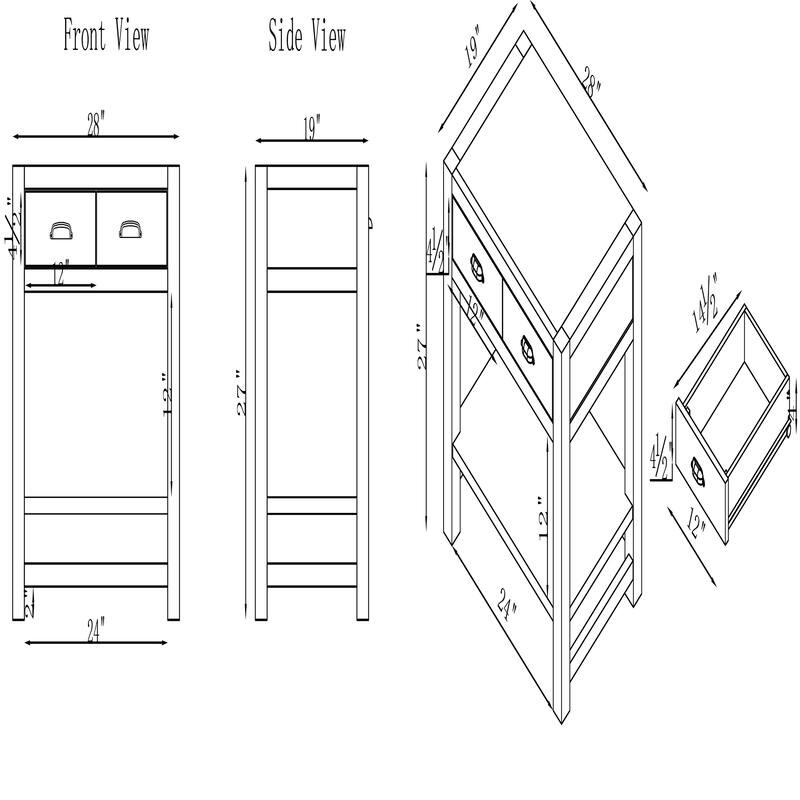 Arden 4-Piece Bedroom Set with King Bed, 2-Drawer Nightstand with Open Shelf, 5-Drawer Chest, 6-Drawer Dresser