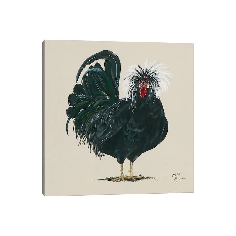 iCanvas "Chicken" by Hollihocks Art Canvas Print