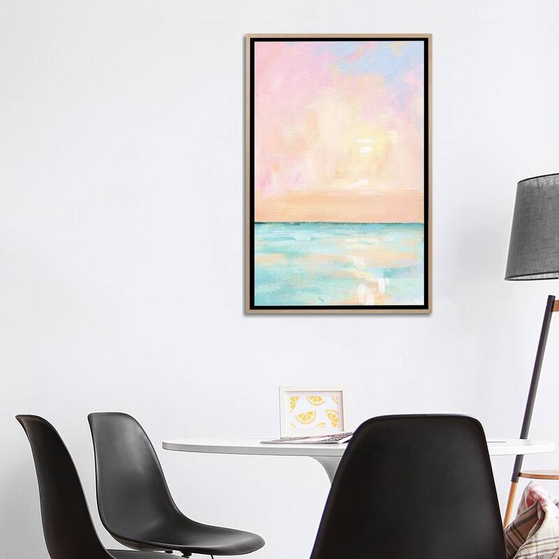 "Pastel Florida Sunset" by April Moffatt Framed