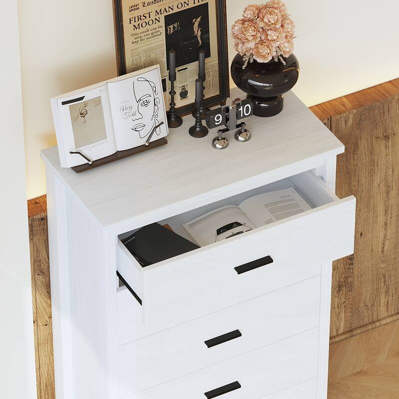 Wooden Dresser with 5 Drawer