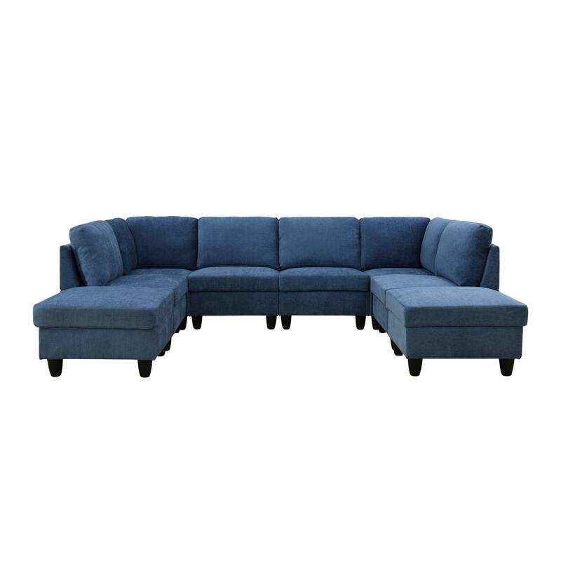 Convertible Modular Sofa Bed with Ergonomic Recline and Space-Saving Design