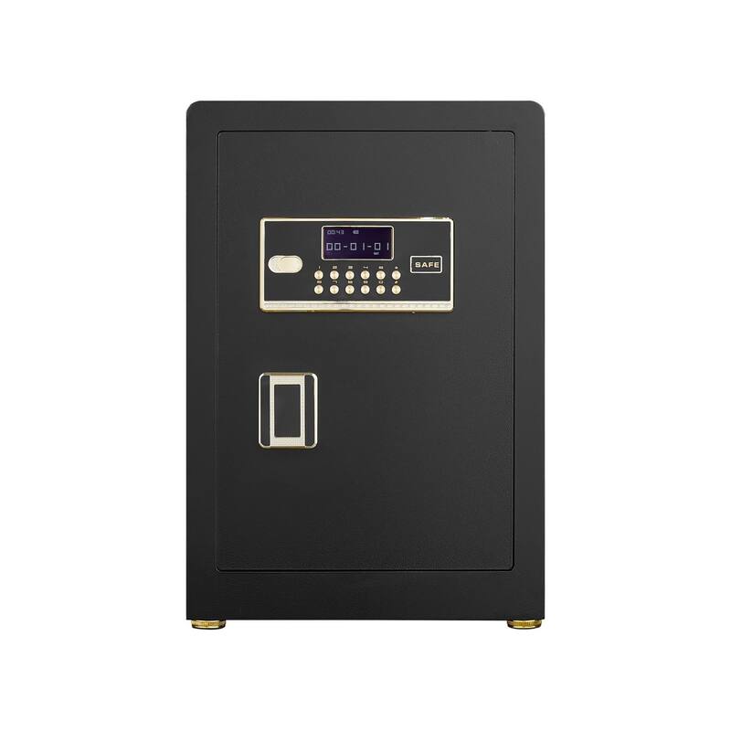 Solid Alloy Steel Office Hotel Home Safe, Security Digital Safes Box with Electronic Keypad, Spare Key, Smart Alert