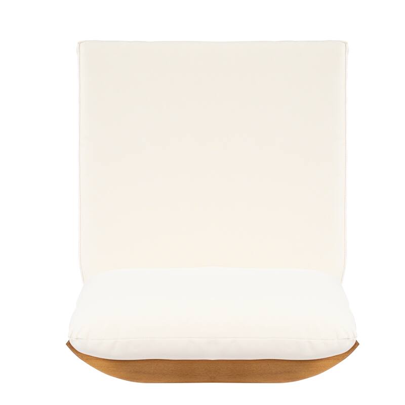 Christopher Knight Home - Modern Wooden Outdoor Dining Chair with Cushions