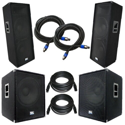 seismic audio pa speakers