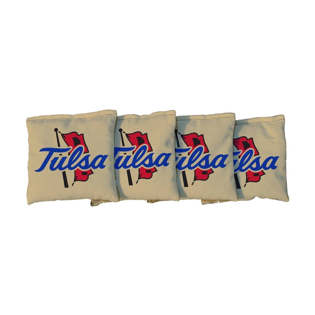 University of Tulsa Golden Hurricane Gold Cornhole Bags
