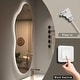 preview thumbnail 9 of 9, Apmir Frameless Asymmetrical Mirror Back Lighted Bathroom Vanity Mirror Anti-Fog, 3 Colors Touch Irregular Mirror