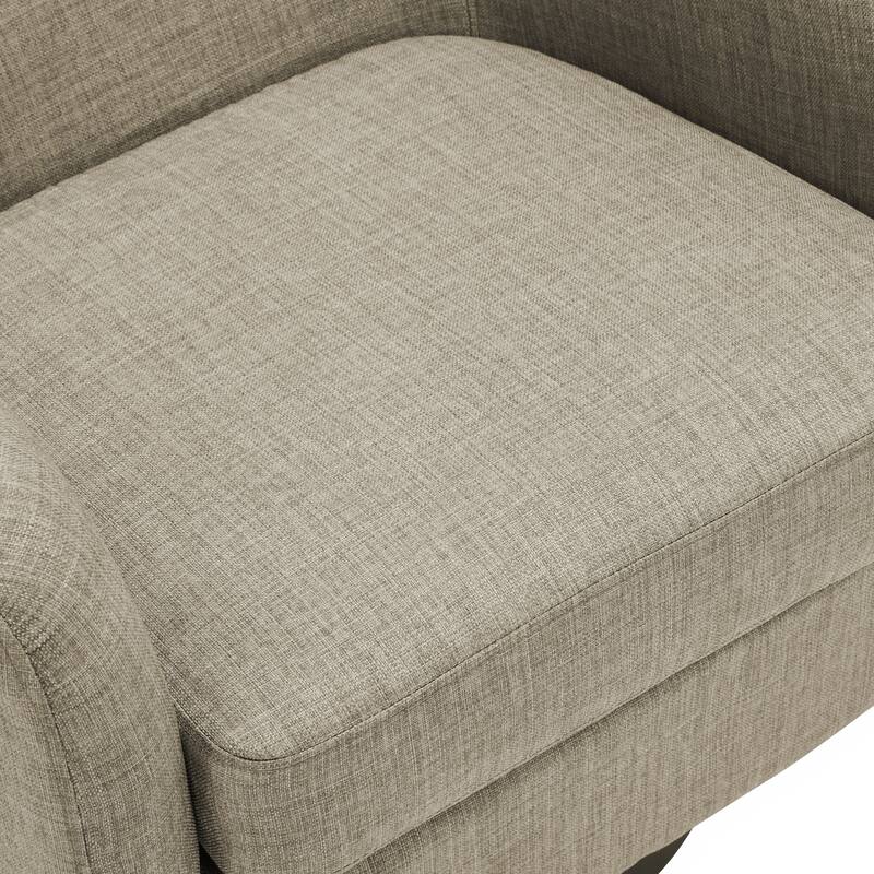 Modern 360°Swivel Accent Chairs Barrel Armchairs