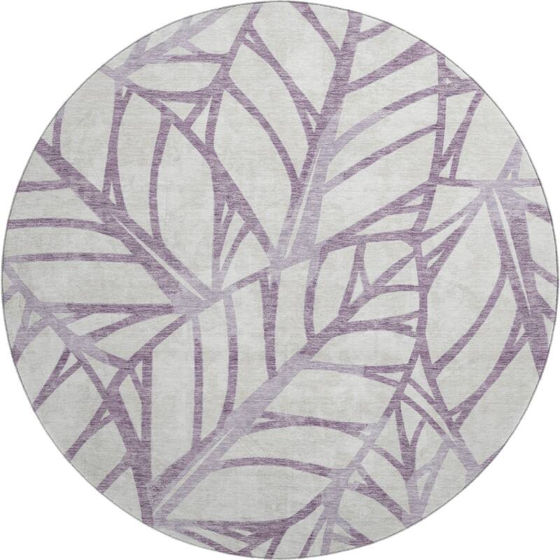 Premium Washable Super Soft Modern Palm Mayfield Rug
