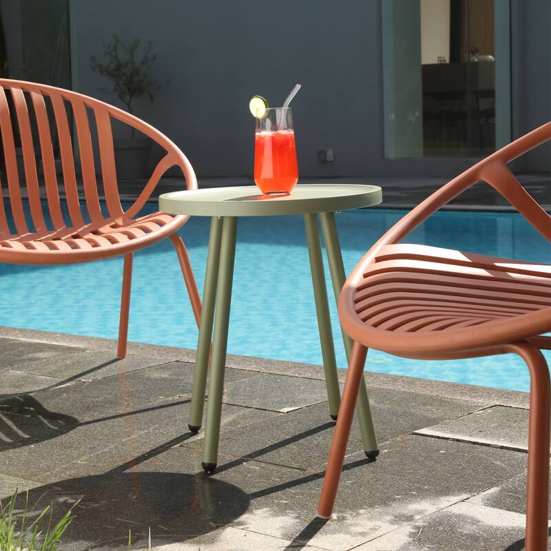 Werph 3 Pieces Patio Furniture Set, Outdoor Furniture with Bistro Table and Patio Chairs Set of 2