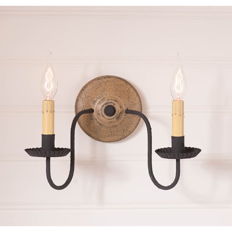 Ashford Wall Sconce In Textured Pearwood Color 12 Inches - 7.5 X 9 X 7.5 inches