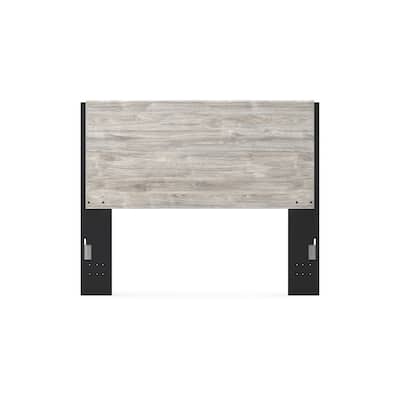 Signature Design by Ashley Vessalli Gray/Black Queen Panel Headboard