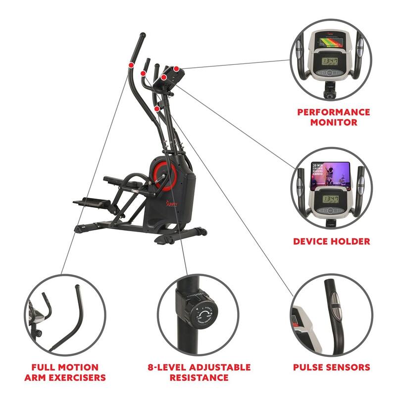 Sunny Health & Fitness Premium Cardio Climber -
