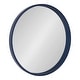 preview thumbnail 80 of 97, Kate and Laurel Travis Round Wood Accent Wall Mirror