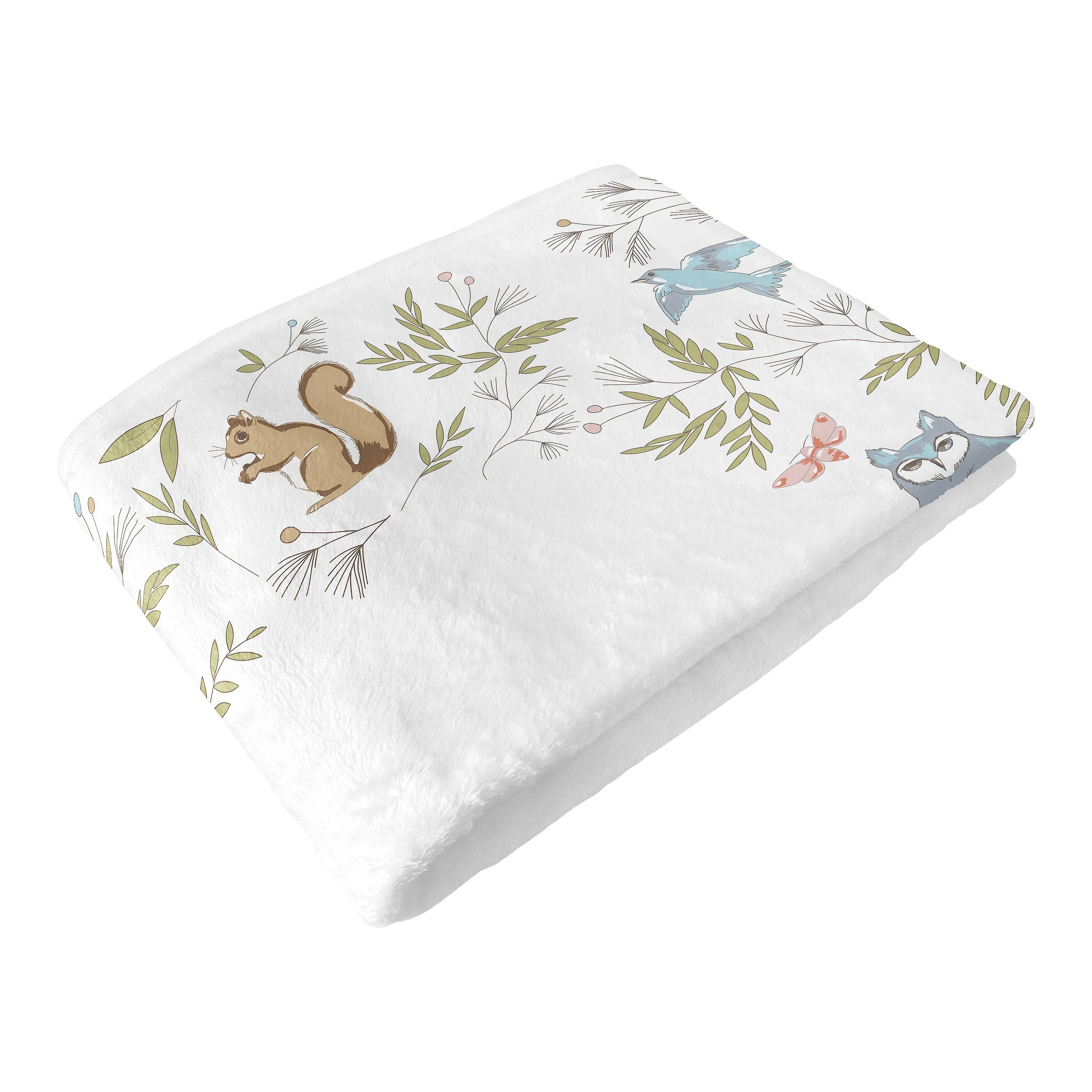 Sweet Jojo Designs Woodland Milestone Baby Blanket