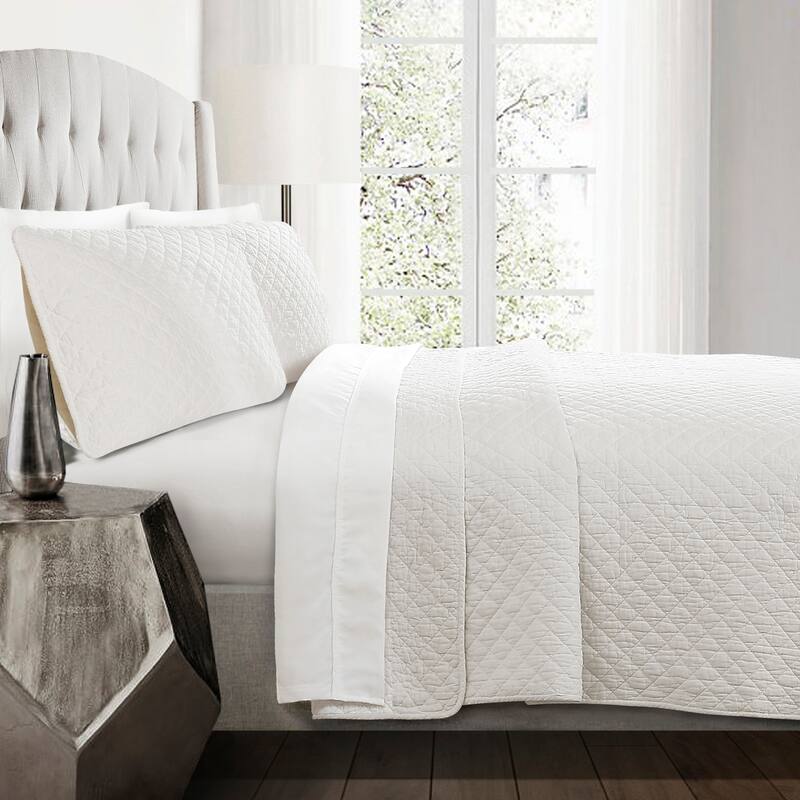 Copper Grove Balm Diamond Oversized Cotton 3-piece Quilt Set