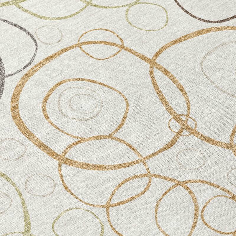 Machine Washable Indoor/ Outdoor Contemporary Nexus Chantille Rug