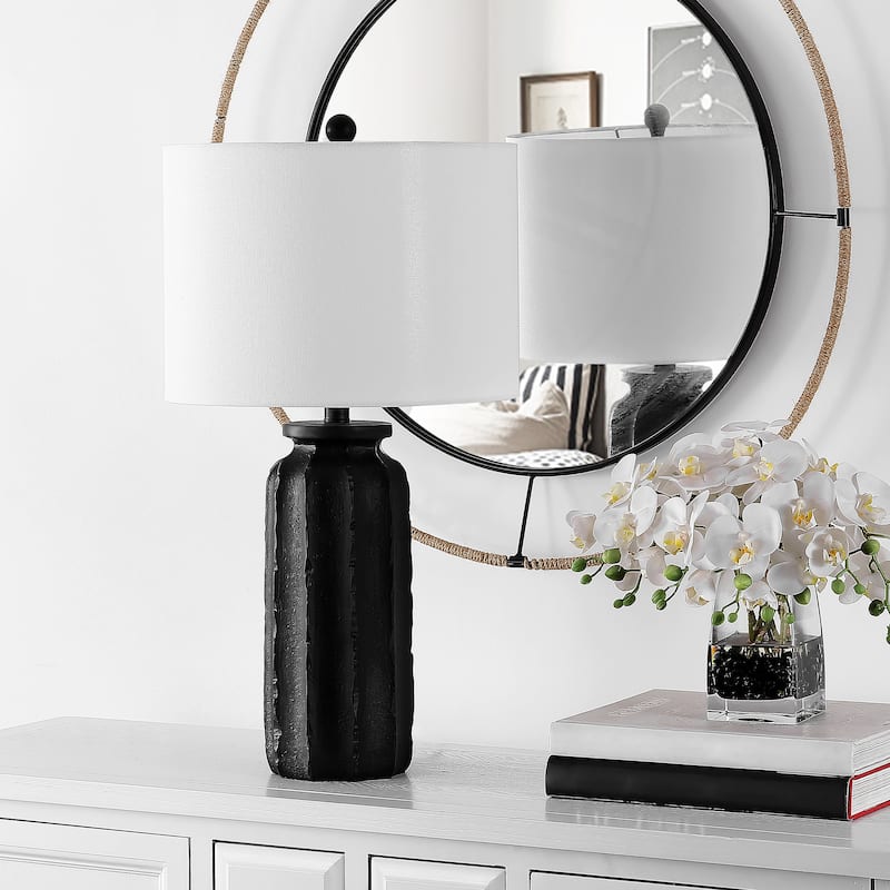 SAFAVIEH Lighting Naira 26" Table Lamp - 14" W x 14" D x 26" H - 14Wx14Dx26H