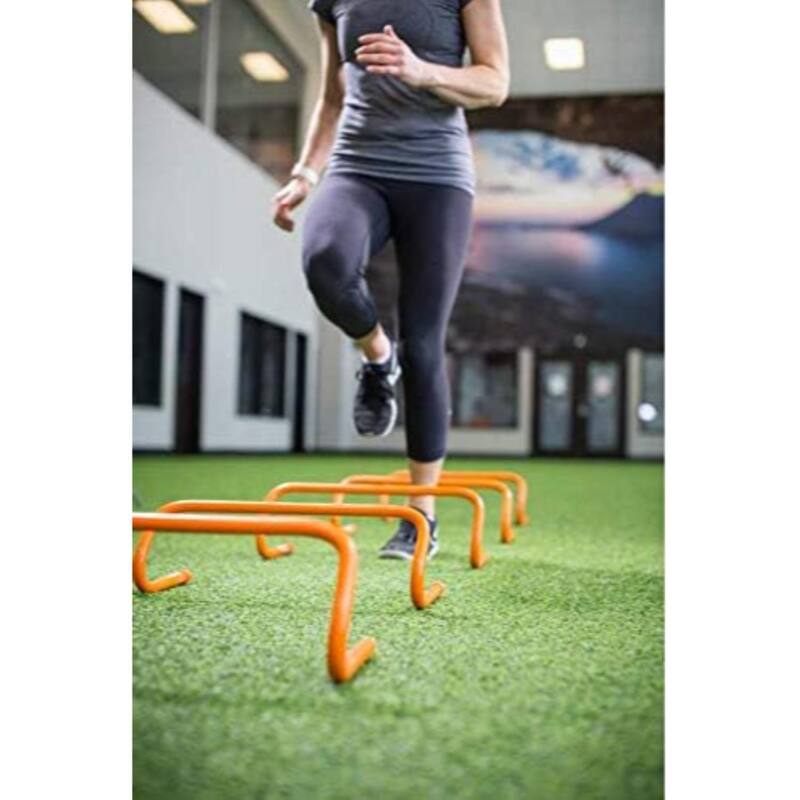 Power Systems Step Hurdle - High PVC Agility Training Hurdle (Set of 1)