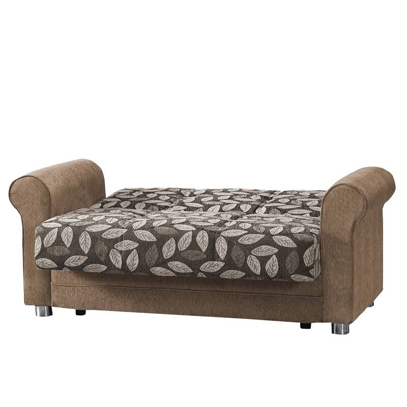 Collection Upholstered Convertible Loveseat With Storage
