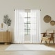 preview thumbnail 13 of 12, Indigo Road by Egypt Sherrod Nahla Cotton Sheer Rod Pocket 1-Piece Curtain Panel, Single Panel
