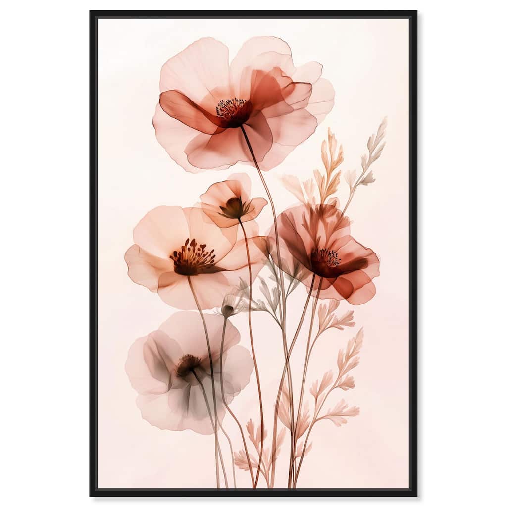 Petal Dye I Canvas by Art Remedy