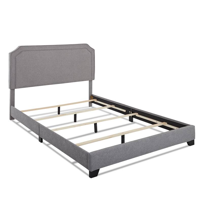 Oak Port Upholstered Bed - King