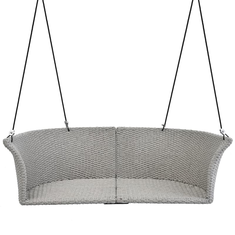 Wicker 2-Person Hanging Swing Chair