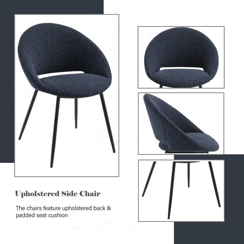 Comfortable and Stylish Side Chair Set for Versatile Use