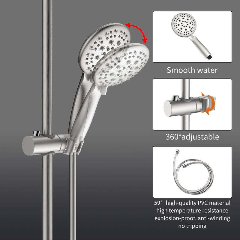GIVINGTREE 5-function Hand Shower With Valve