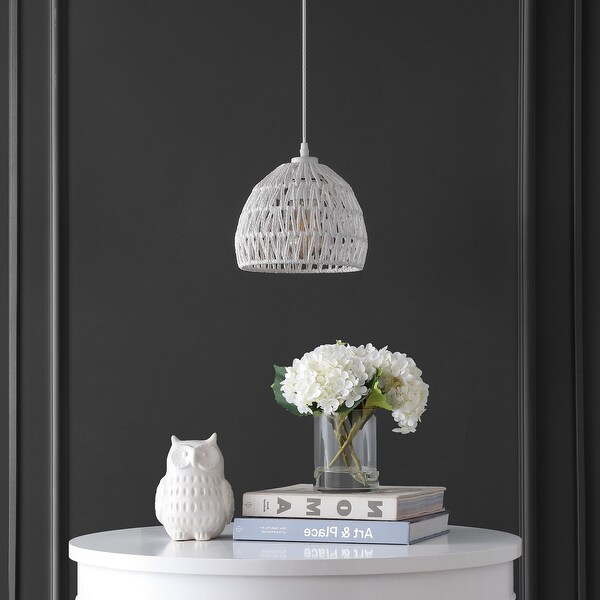 Grey woven pendant light outlet