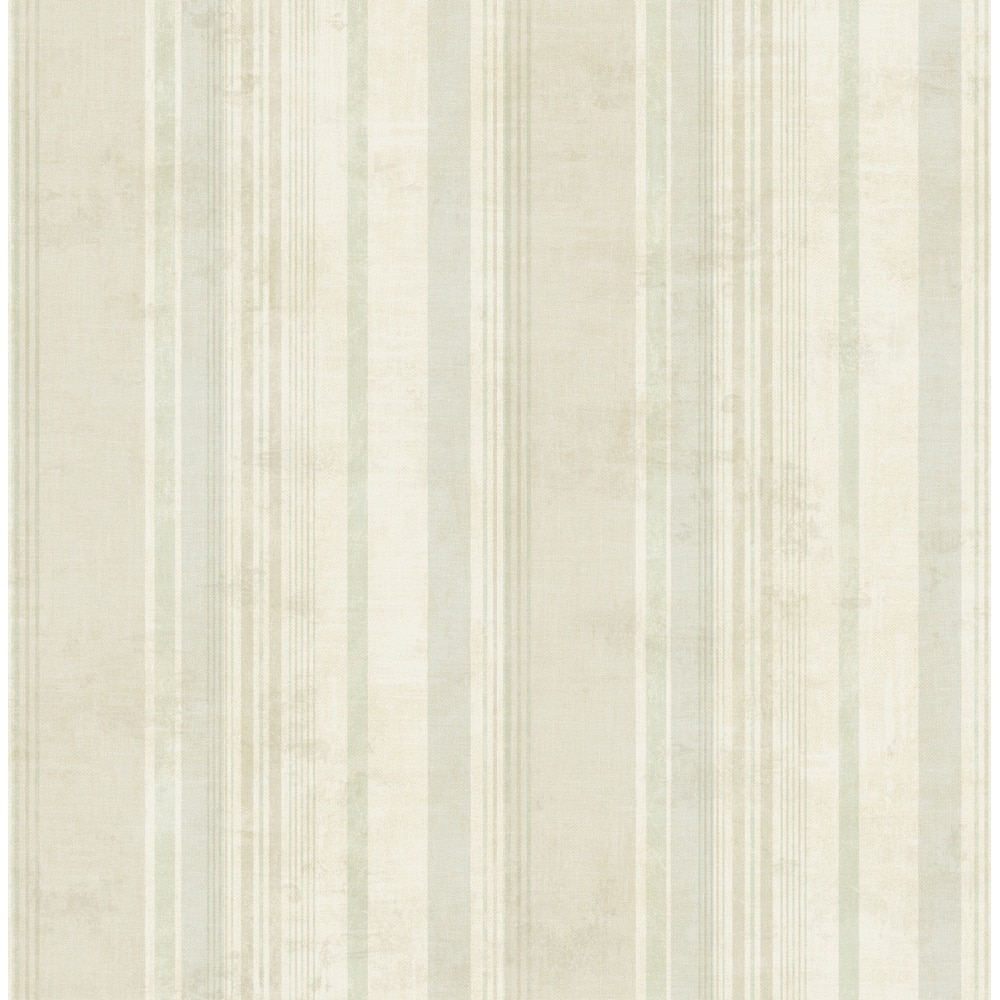 Seabrook Designs Scovia Distressed Stripe Unpasted Wallpaper
