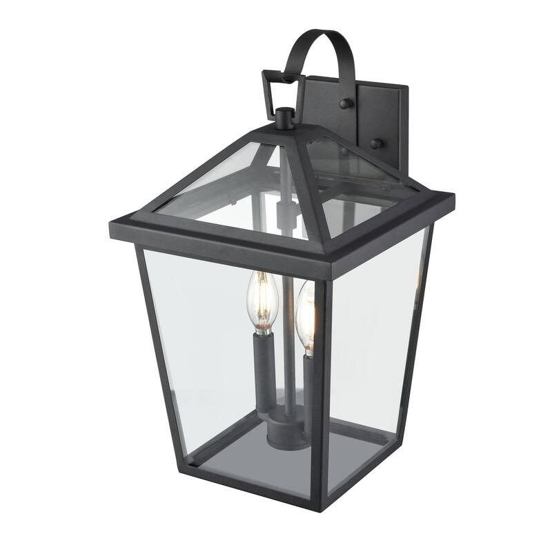 Millennium Lighting Mensun 1 Light Outdoor Wall Sconce in Textured Black
