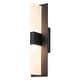 preview thumbnail 8 of 10, Dimmable LED Wall Sconce - Matte Black T-Shaped Frosted Acrylic - 5 x 18 Inch(WxH)