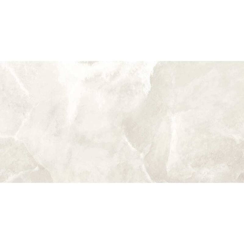 The Tile Life Geo Lust 12x24 White Porcelain Floor & Wall Tile