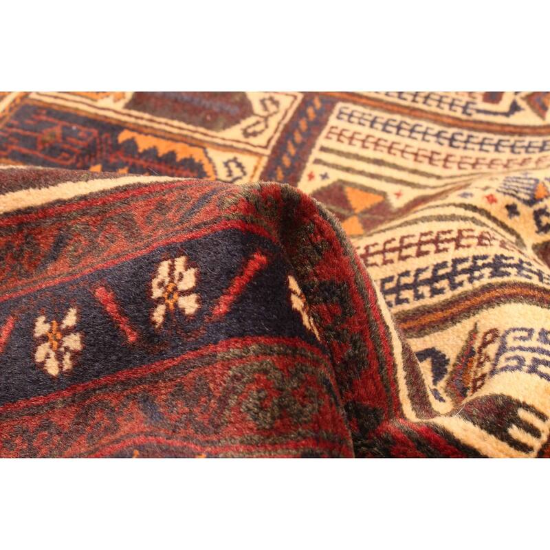 ECARPETGALLERY Hand-knotted Teimani Beige Wool Rug - 2'11 x 4'3