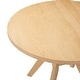 preview thumbnail 17 of 15, 42" Solid Wood Dining Table