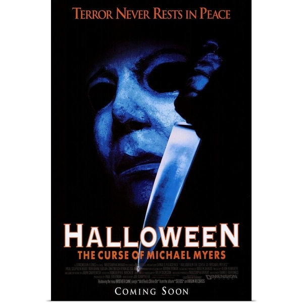 "Halloween 6 The Curse of Michael Myers (1995)" Poster Print
