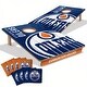 preview thumbnail 1 of 5, Edmonton Oilers NHL Tailgate Cornhole Board Set Include Carrying Case