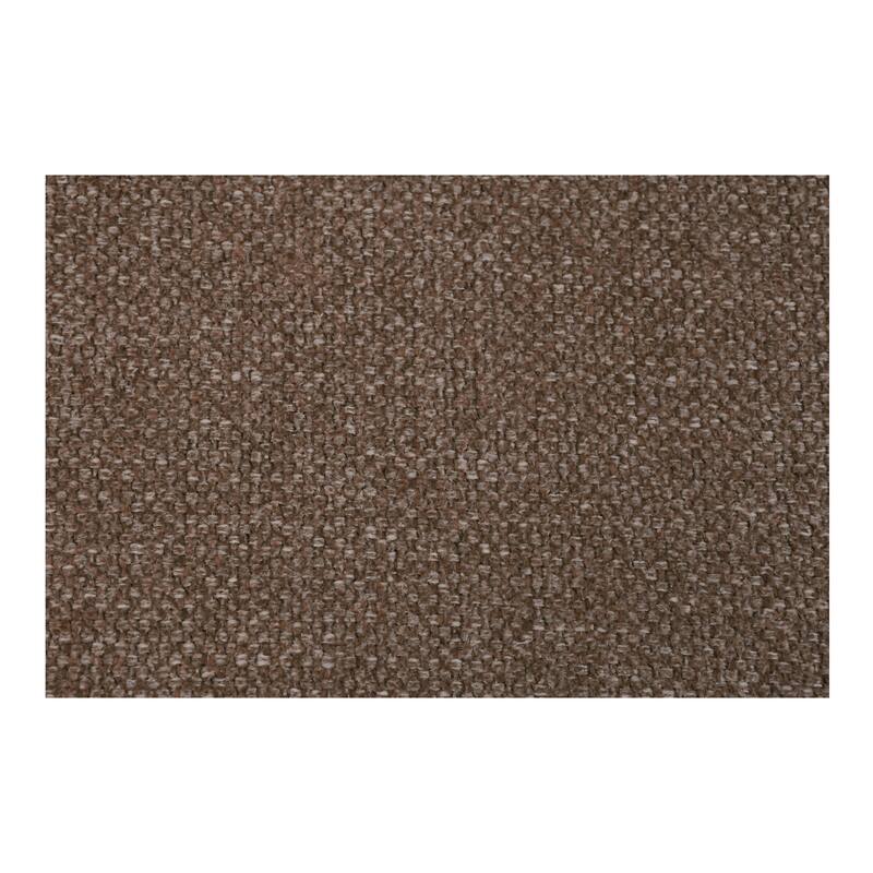 NADAAL STUDIOS Torven Outdoor Rocking Chair, Woven Synthetic Wicker, Aluminium Frame, Brown Cushion, Brown