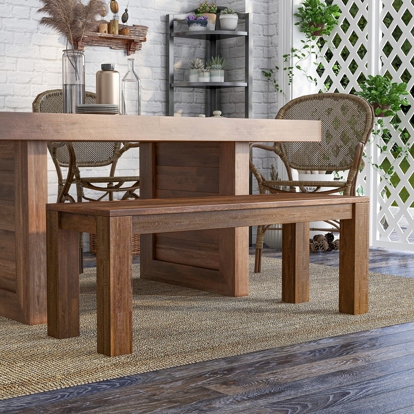 Mango wood dining bench discount