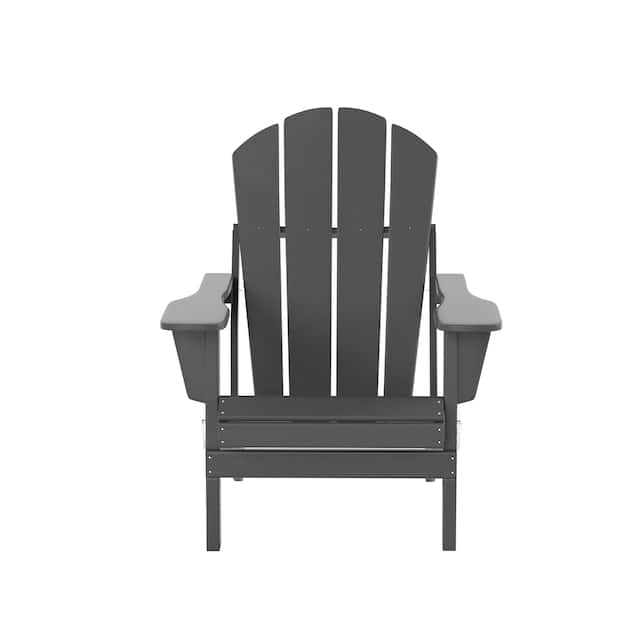 Laguna Poly Eco-Friendly Outdoor Folding Adirondack Chair