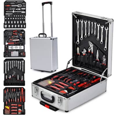 799 PCS Tool Set ,Tool Kit with Tools and Wheels - N/A