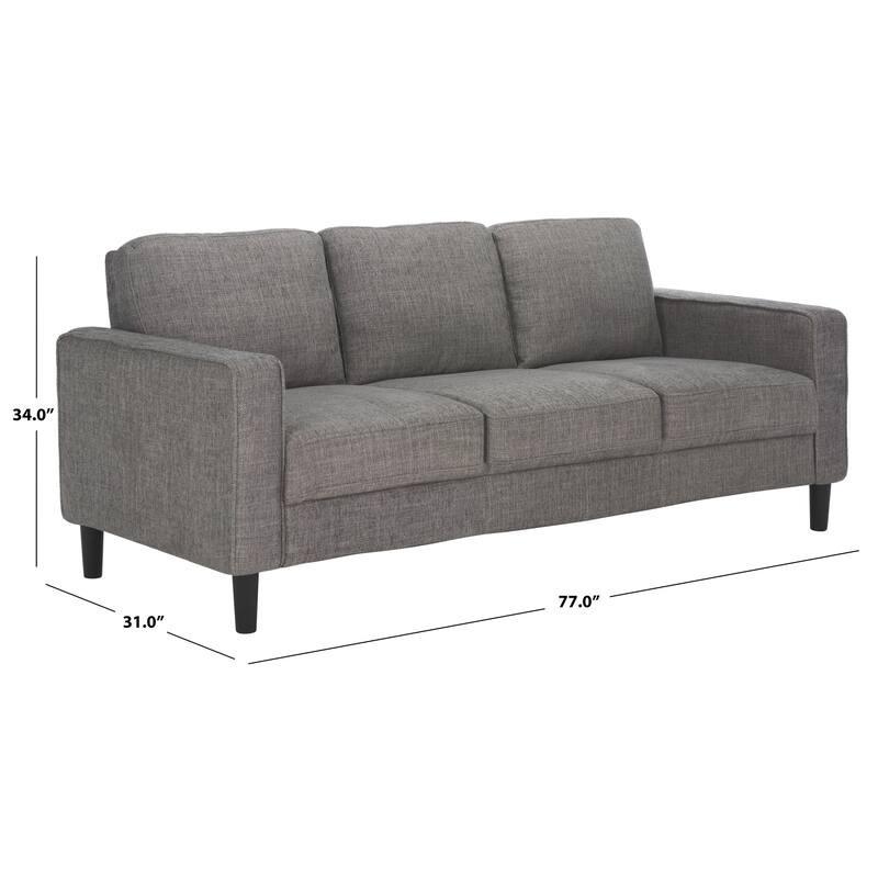SAFAVIEH Couture Felicianya Modern 3 Seater Sofa - 77"W x 31"D x 34"H