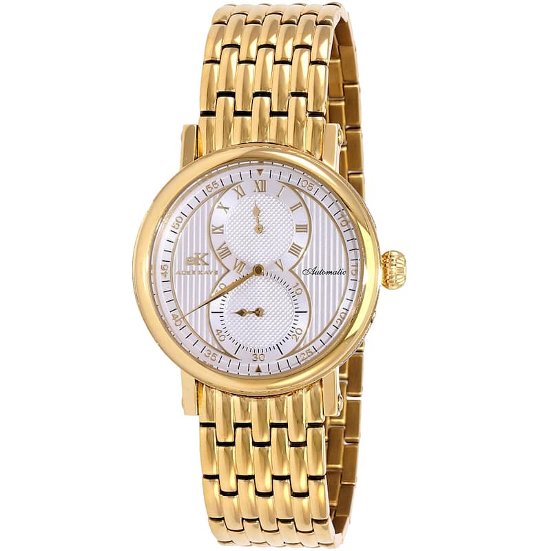 Adee Kaye Men's Mondo - G1 Silver Dial Watch - AK5665-MB-GSV - 6 (36)