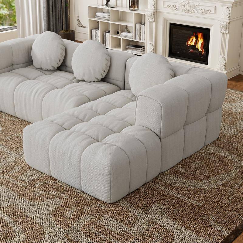 103" L-Shaped Modular Sofa, Free Combination (Left and Right Facing)