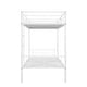 preview thumbnail 15 of 16, Twin Over Twin Metal Bunk Bed with Ladder & Guardrails - Durable Frame
