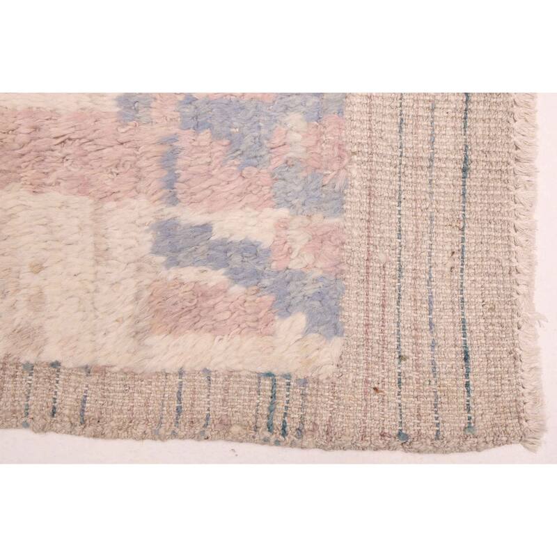 ECARPETGALLERY Hand-knotted Pak Finest Marrakesh Ivory Wool Rug - 7'7 x 10'0