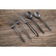 preview thumbnail 5 of 4, Cambridge Beacon Black Satin 20-Piece Flatware Set