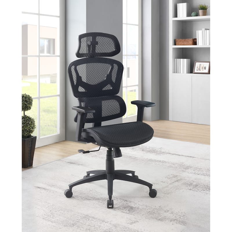 Black Mesh and Seat Managers Chair