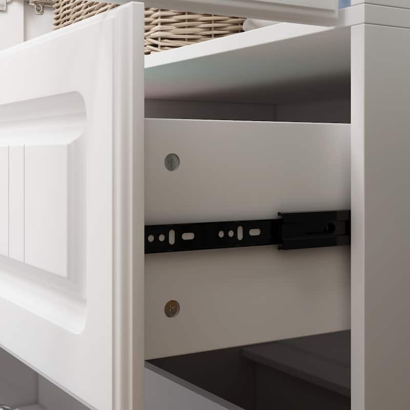 93.9"H/74.2"H Armoires Wardrobe Closet Cabinet Hanging Drawers Storage